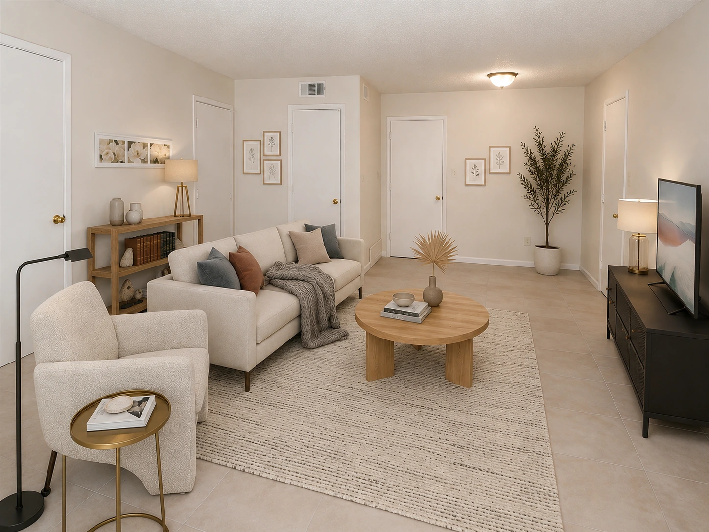 Bright Valley Forge apartment livingroom