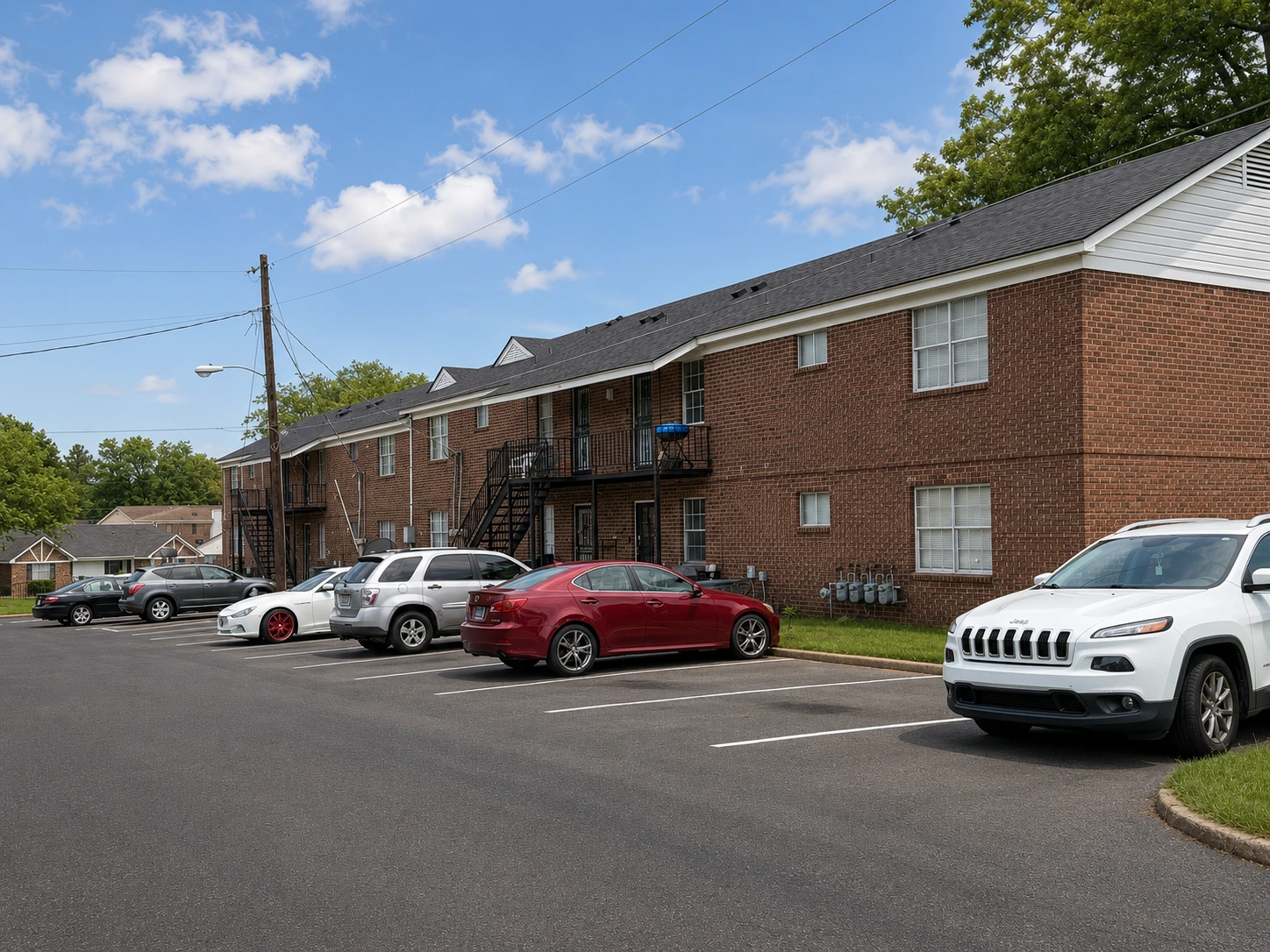 Outdoor view at Valley Forge Apartments